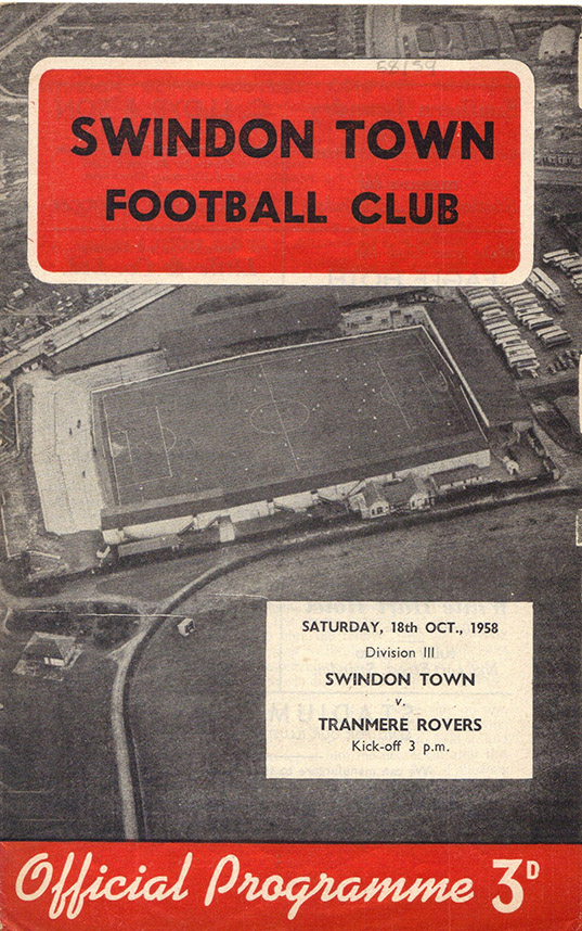 <b>Saturday, October 18, 1958</b><br />vs. Tranmere Rovers (Home)